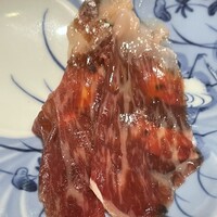 和牛lab K - コウネの生ハムのアップ