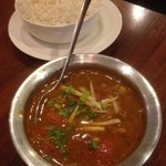 アーンドラ・キッチン - ミリヤラコーディプルス、バスマティライス