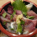 蛇の目鮨 - 光り物ミックス丼  1,200円