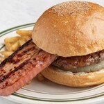 バーガーショップホットボックス - モンスターベーコンバーガー