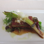 PATINASTELLA - 鮪とソイオニオンとアボガドのブレス　サンドライトマト　アボガド　青柚子のグラニテ