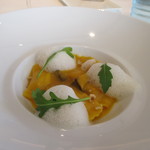 PATINASTELLA - ローストバターナッツと南瓜のアニュロッティ　ヘーゼルナッツを添えて