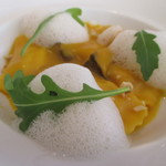 PATINASTELLA - ローストバターナッツと南瓜のアニュロッティ　ヘーゼルナッツを添えて