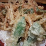 遊食三昧 一息 - かき揚げ丼UP♪