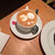 マザームーンカフェ - 料理写真:可愛い！カフェラテアート！