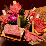 和牛一頭買焼肉房家 - 料理写真:和牛盛り合わせ