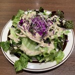 マロリーポークステーキ - グリーンサラダ ¥480