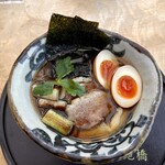 とりそば 下地橋 - 鴨醤油とりそば1100円