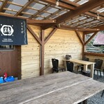 とりそば 下地橋 - テラス席