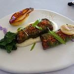 Michel Bras - オブラック牛のフィレ肉のポワレ