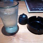 遊食三昧 一息 - 卓上 このグラスイイ感じです♪