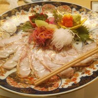 対馬のどぐろとイカ活き造り 博多 魚蔵 都ホテル店 - 
