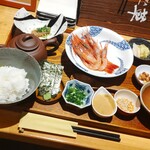 izakaya草 - 甘海老茶漬け定食