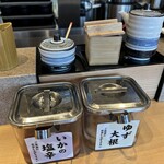 天ぷら定食 まきの - 塩など
