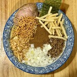 旅人の木 - インドまぜそば(中盛)＋ベビチーチャ(1,170円)