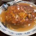 廣東料理 平安 - 海老玉子焼き　京都らしい醤油餡