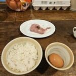 SARU BACON - ご飯と玉子をオーダーします！