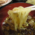 らーめん山猫亭 - 麺付け～