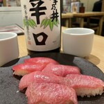 鮪のシマハラ - イチオシのにぎりは鮪三昧♪