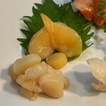 たちばな寿司 - 青柳と小柱です