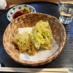 たちばな寿司 - 蕗の薹の天ぷらです