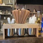 鯛だしらぁ麺 久九 - カトラリーセット