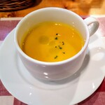 フライング ピッグ - セットについてくるかぼちゃのかぼちゃのポタージュ