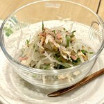万彩 - 焼穴子の新香和え