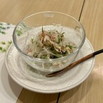 万彩 - 焼穴子の新香和え