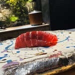 鮨shizuku 西天満 - 漬けマグロ(絶品)