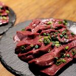 野毛ビストロZIPスタンド - 牛レバーしゃぶしゃぶ