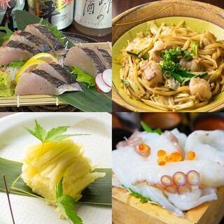 市場直送！旬の魚をいち早く堪能◎岡山名物も豊富♪