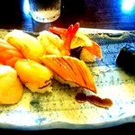 大黒寿司  - 穴子とほっき貝がうまかった。