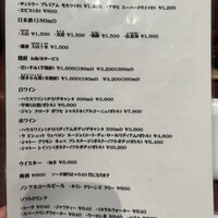 伊勢廣 京橋本店 - ドリンクメニュー