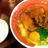 徳島ラーメン 麺王 - チャーシューメン＋ごはん