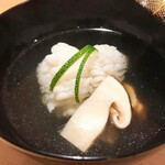 お料理 まえしろ - 鱧松茸お吸い物