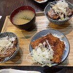 秩父名物と小丼ぶり ちんばた - 小どんぶり3種セット1350円