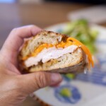 パーラー江古田 - 自家製ハムのサンド