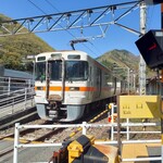 カフェ＆鉄板レストラン 藤川 - 下部温泉駅発@14:34の富士行き普通電車