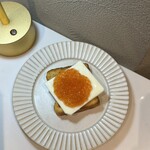 POP&POUR EBISU - いくらと発酵バターのブルスケッタ