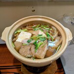 居酒屋 伝七 - 豚きのこ鍋