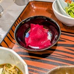 居酒屋 伝七 - 蕪の酢漬け