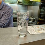 居酒屋 伝七 - 芋焼酎 水割 700円