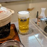 居酒屋 伝七 - 生ビール 700円