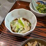 居酒屋 伝七 - 長芋と数の子の何か