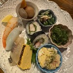 イチズシ - 小鉢＆お寿司