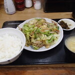 みさき庵 - 野菜炒め定食