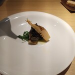 RISTORANTE IL NODO - メジナと筍ひじき添え（ソースをかける前）
