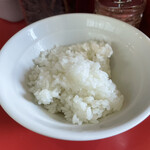 どんとこい家 - セットの半ライス