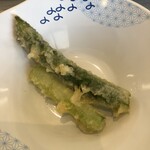はま寿司 - アスパラの天ぷら